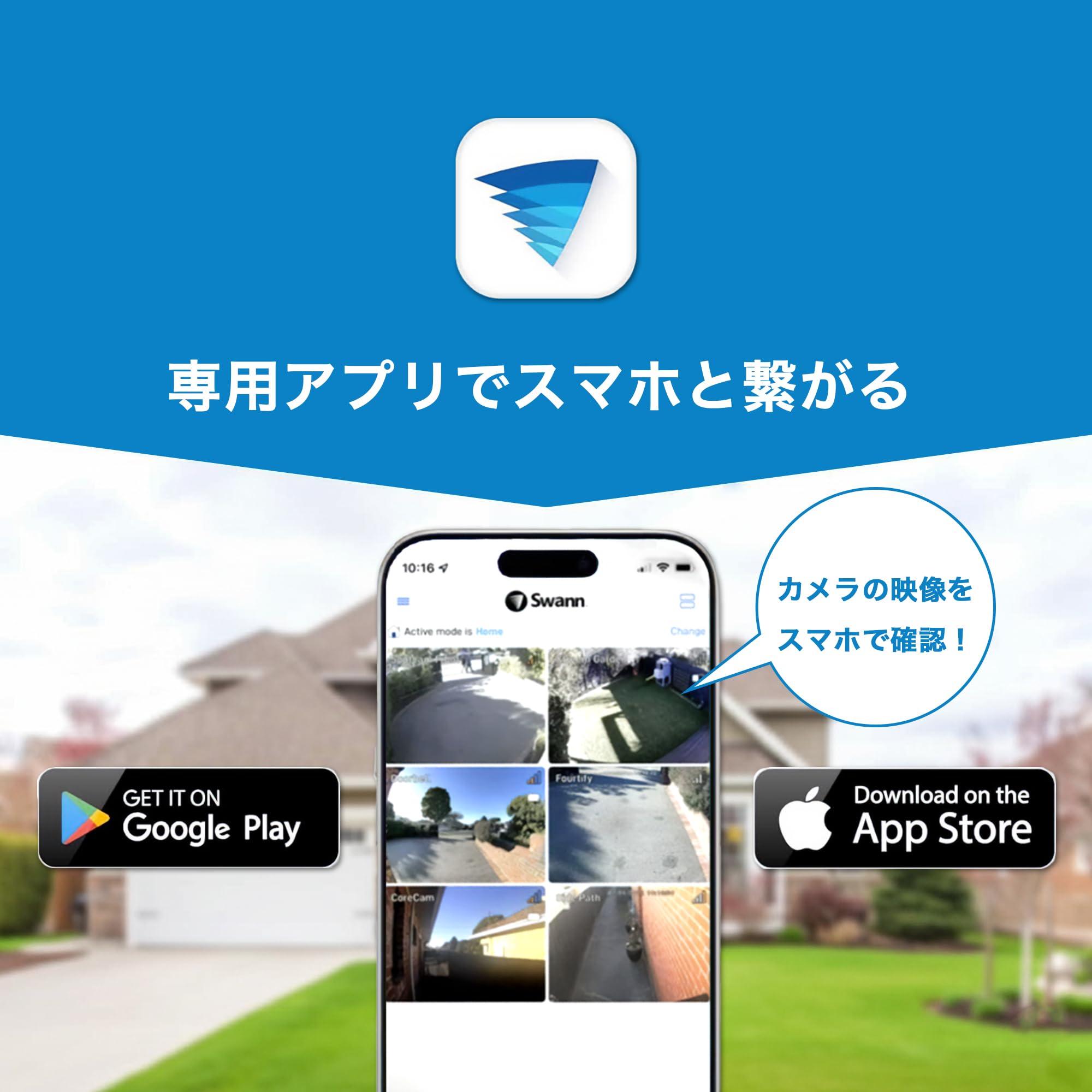 Amazon.co.jp: 【日本正規代理店】Swann セキュリティカメラ 4CH DVR